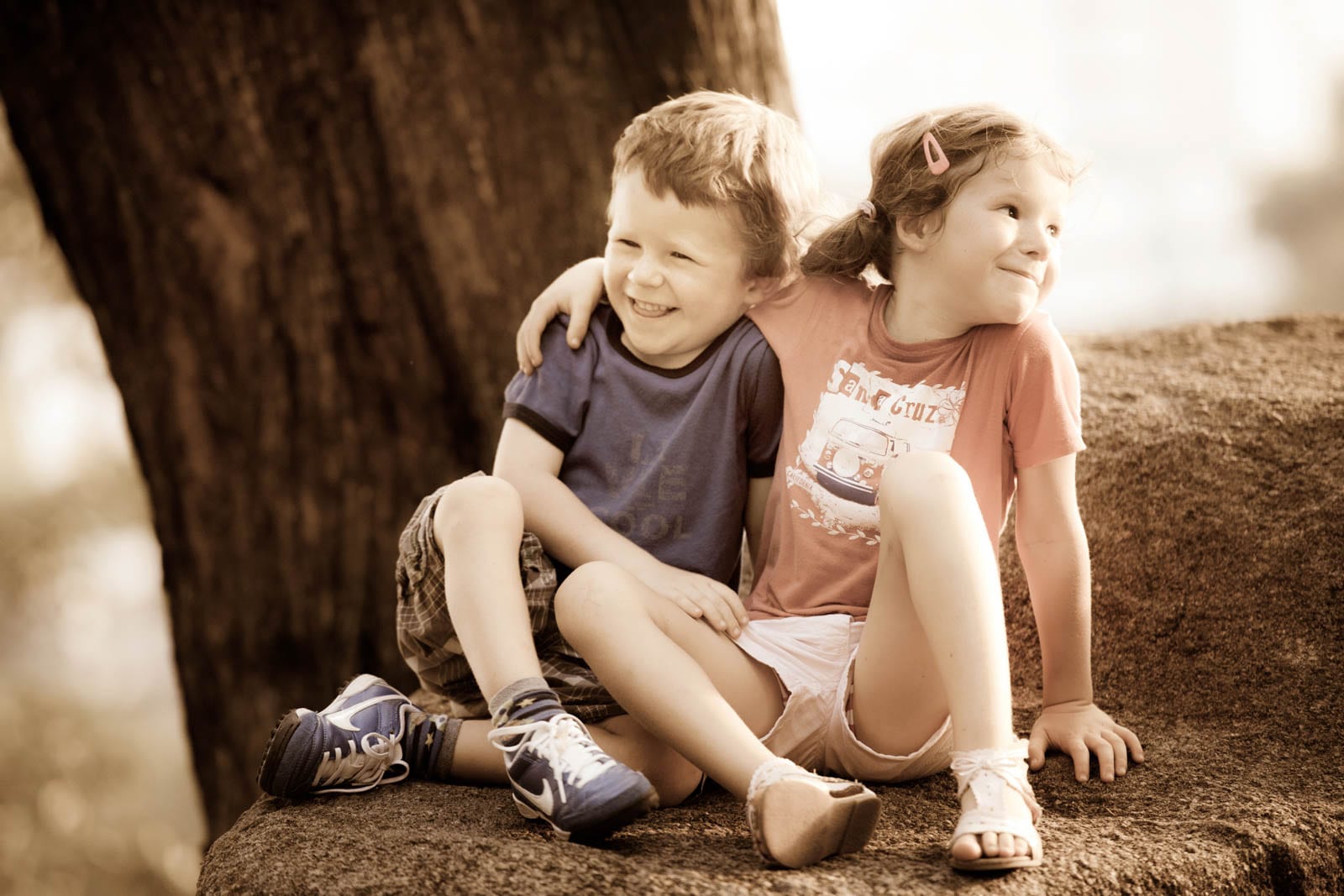 Children Photography In Natural Light White Room Studio