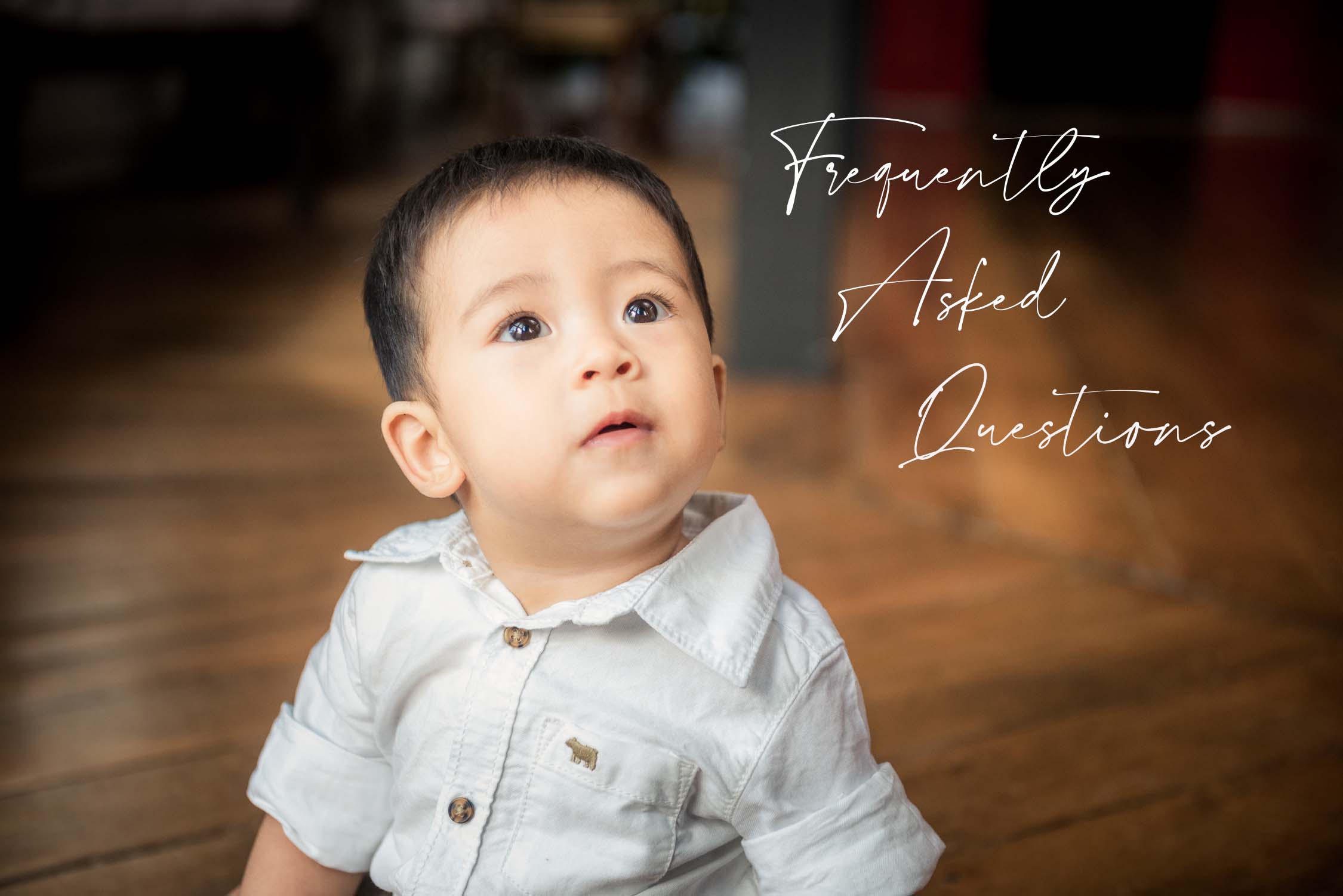 Baby boy in a photography studio setting during a kids photoshoot in Singapore, White Room Studio. Credit: White Room Studio Pte Ltd