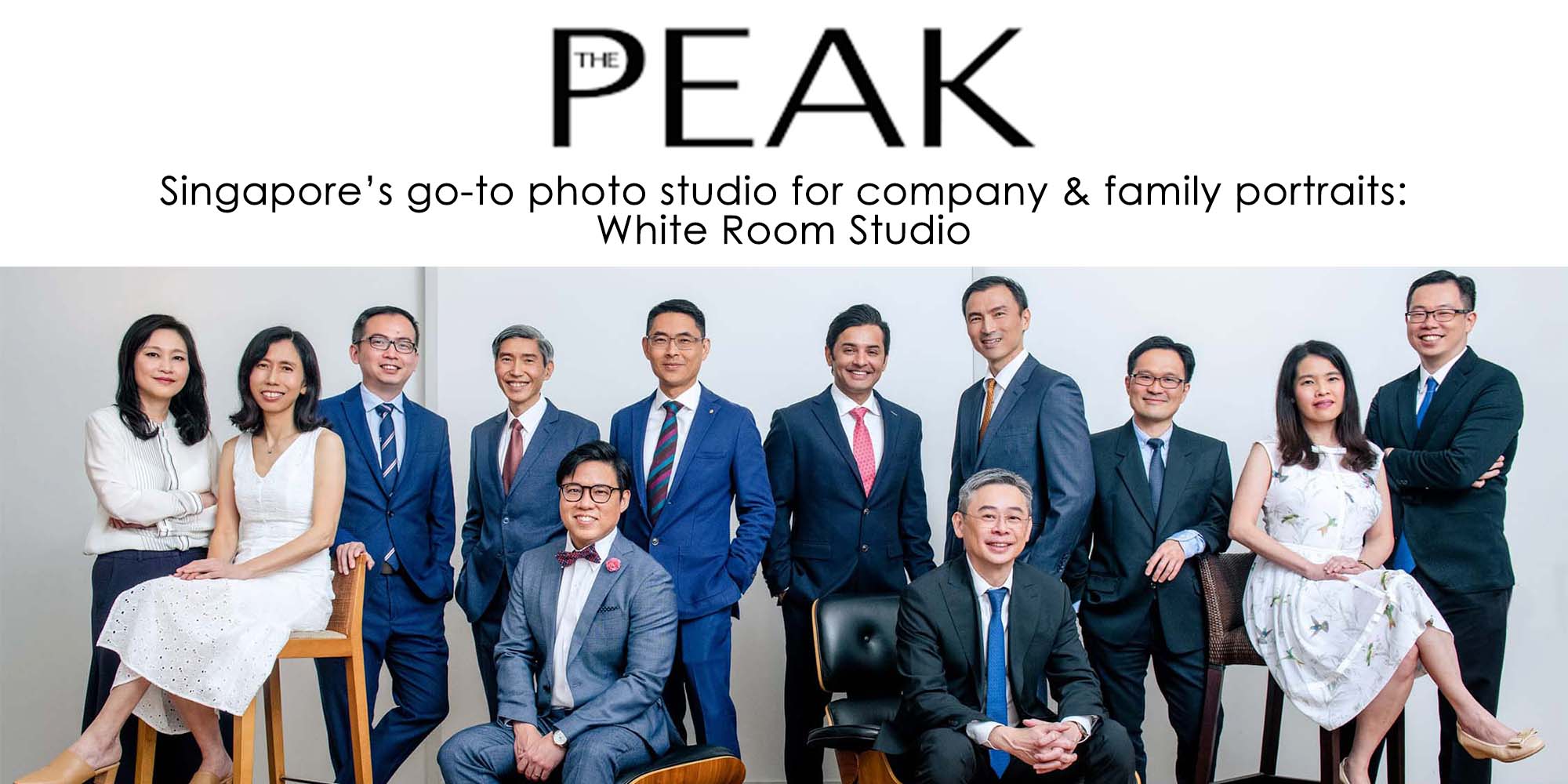 The Peak Singapore - Best Photo Studio in Singapore for Company Photoshoot and Corporate Photography - White Room Studio