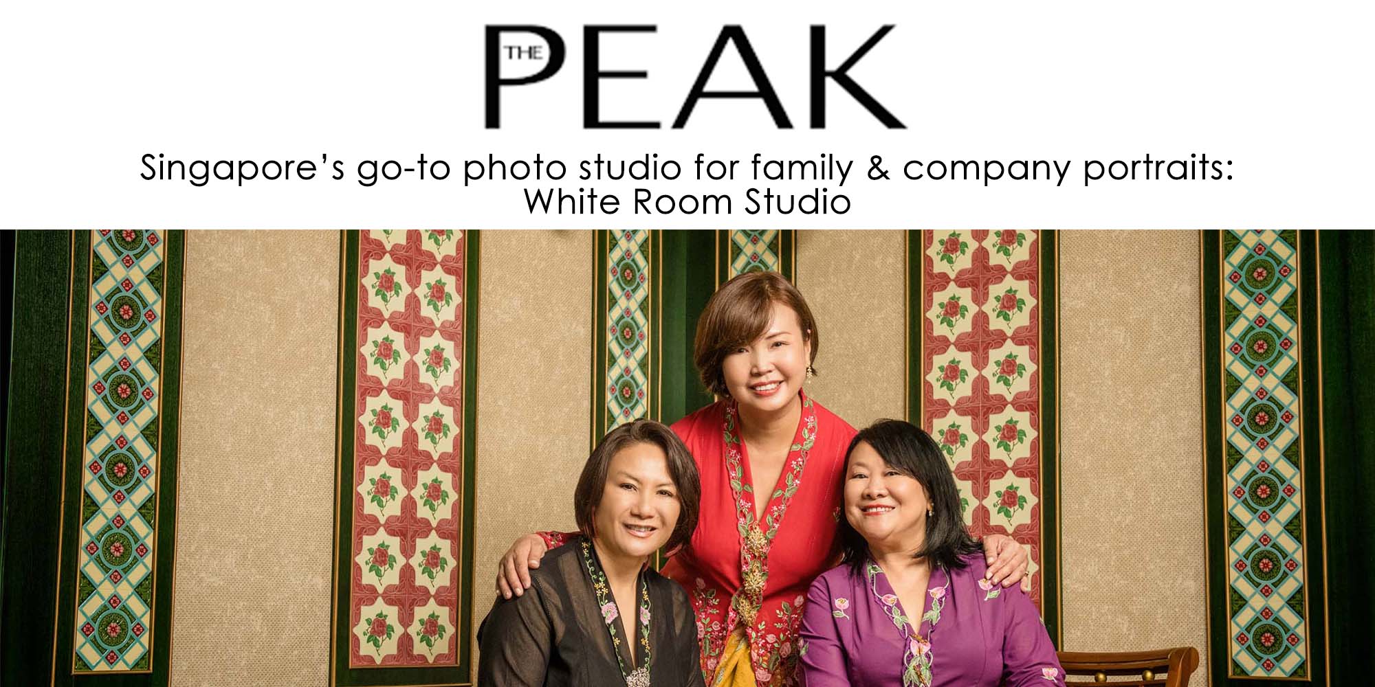 The Peak Singapore - Best Photo Studio in Singapore for Family Photography and Corporate Photography - White Room Studio