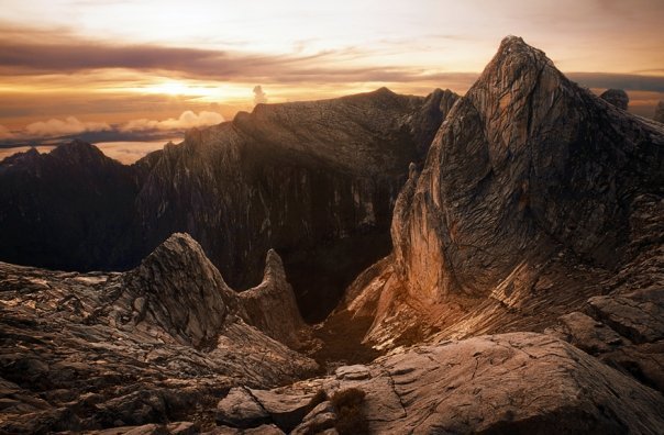 Mount Kota Kinabalu summit sunrise. This image won a Silver Award in AIPP Australia Institute of Professional Photography NSW State Awards, well worth the 4095m summit climb!
