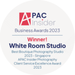 White Room Studio Winner - APAC Insider Business Awards 2023 - Best Corporate Photography Studio Singapore