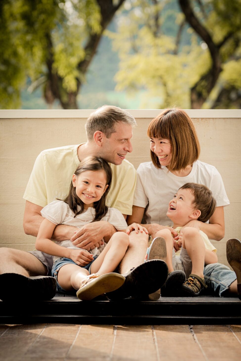 Professional Family Photoshoot in Photography Studio, Singapore