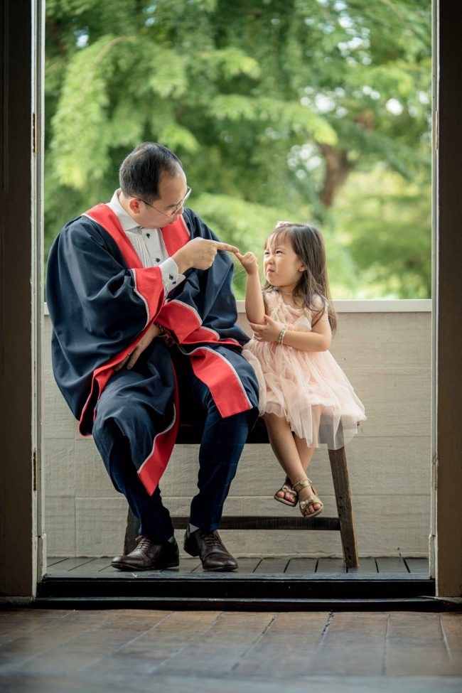 Graduation Photoshoot in Singapore Family Shoot Natural Light Studio