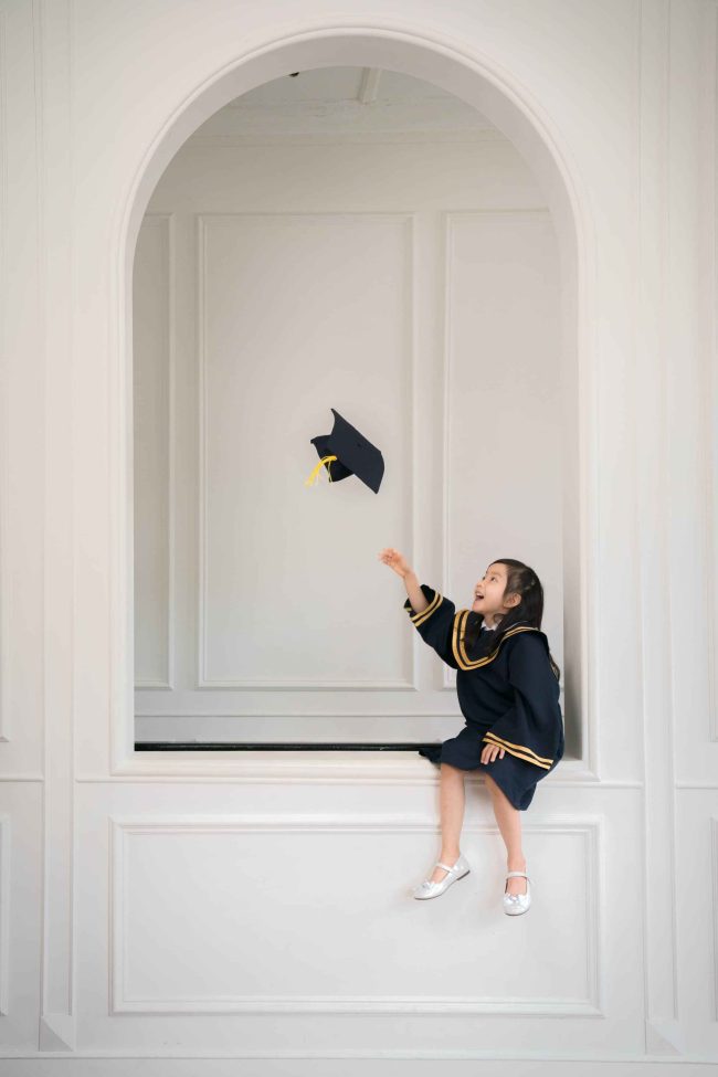 Professional K2 Graduation Family Photoshoot in Photography Studio, Singapore