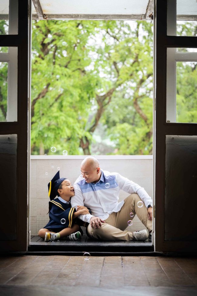 K2 Graduation photoshoot in Singapore White Room Studio Natural Light Studio