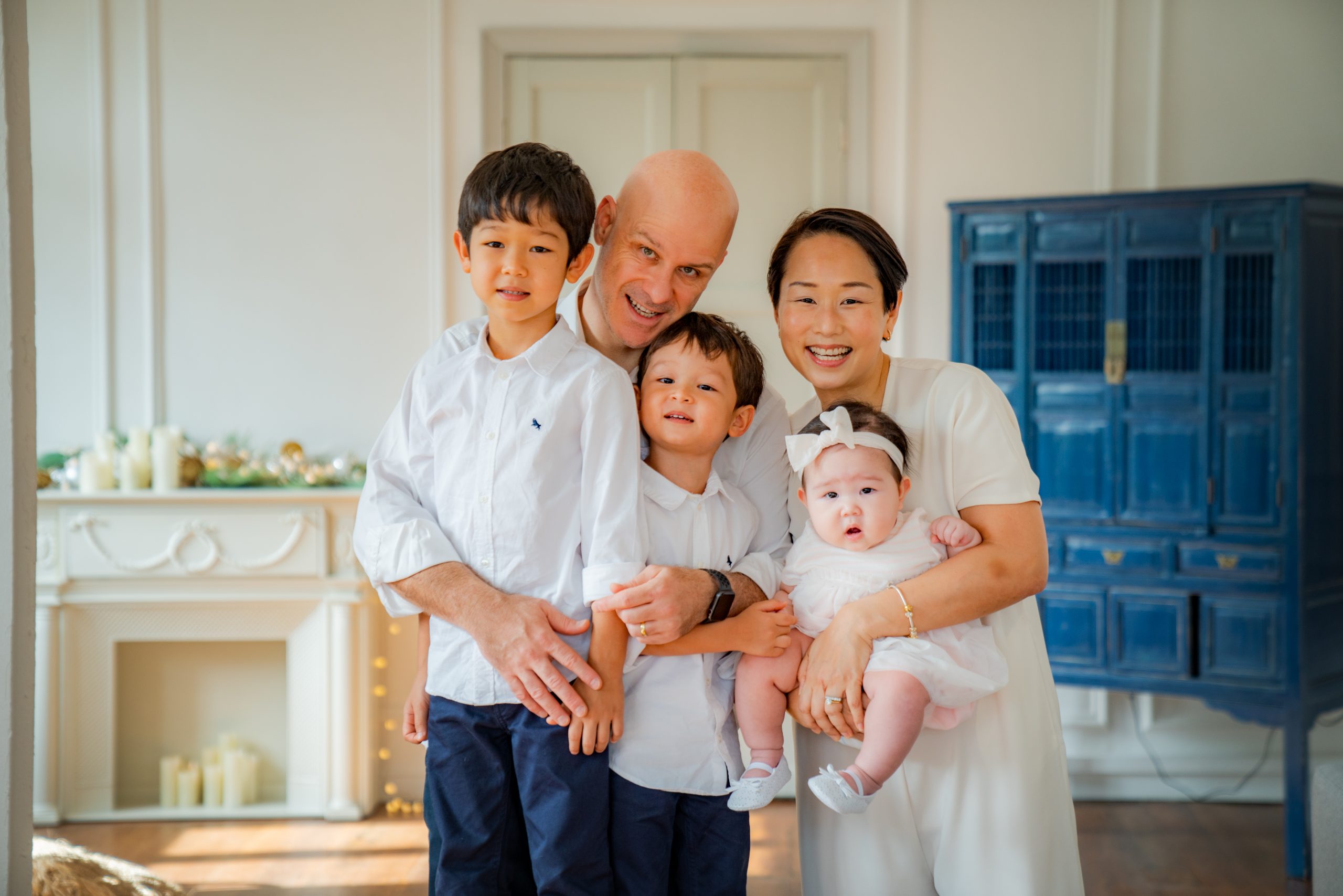 Professional Family Photoshoot in Photography Studio, Singapore