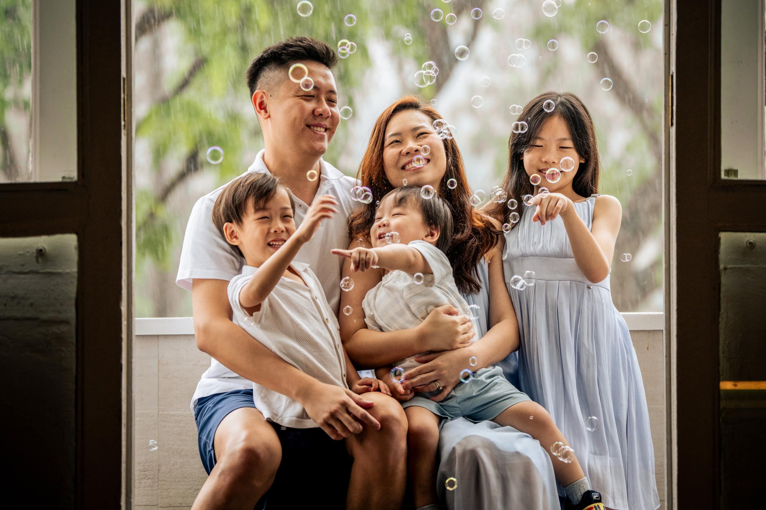 Natural Light Peranakan Wall Photo Studio Singapore- White Room Studio