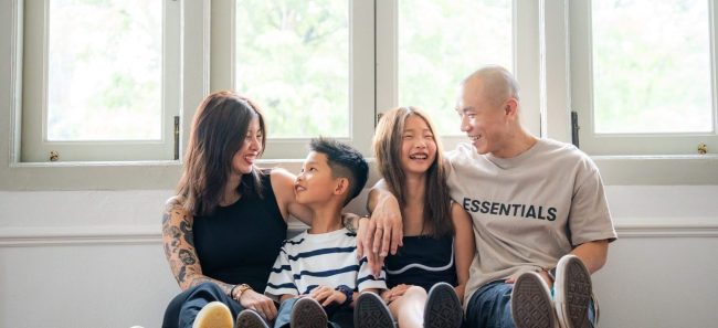 Professional Family Photoshoot in Photography Studio, Singapore