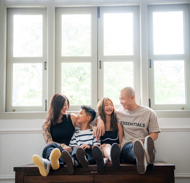 Professional Family & Multi Generation Photoshoot in Photography Studio, Singapore