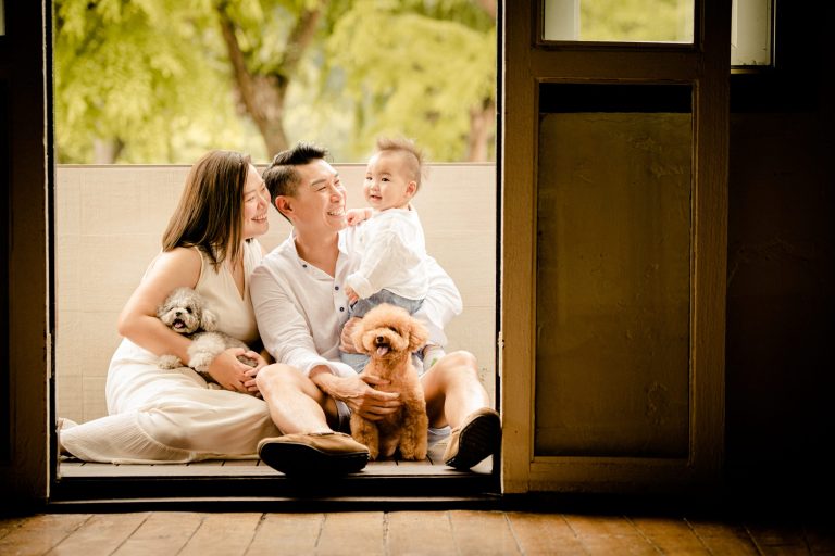 Professional Family Photoshoot in Photography Studio, Singapore