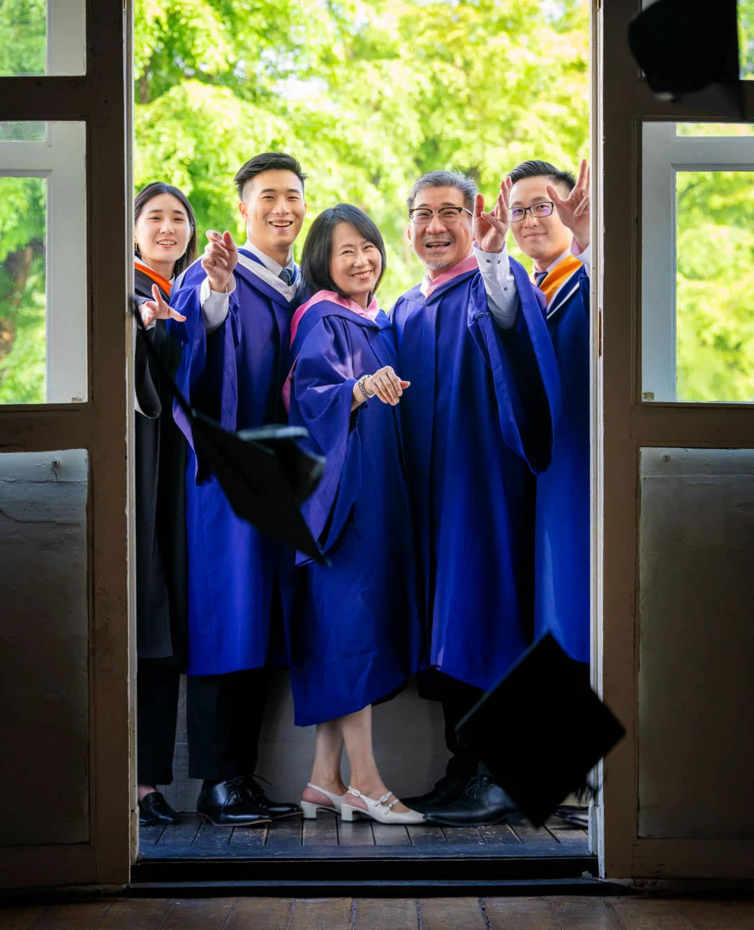 Graduation photoshoot at White Room Studio Singapore